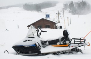 Snowmobile at Breckenridge