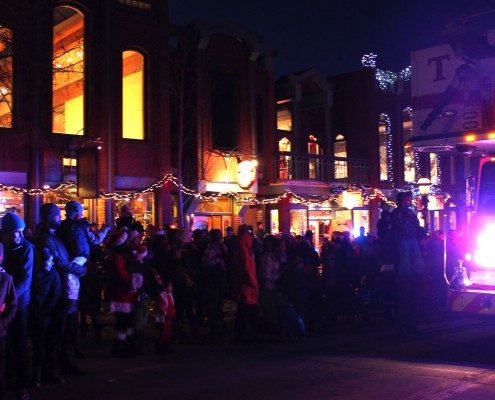 Night time parade