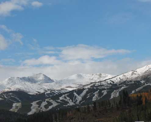 Fall in Breckenridge with a blanket of snow