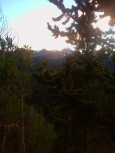 Sunset in Breckenridge Colorado