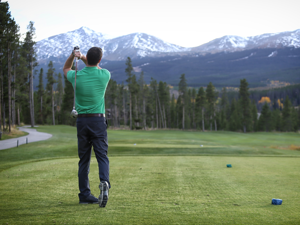 Golfing in Breck