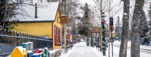 Main Street Breckenridge in Winter