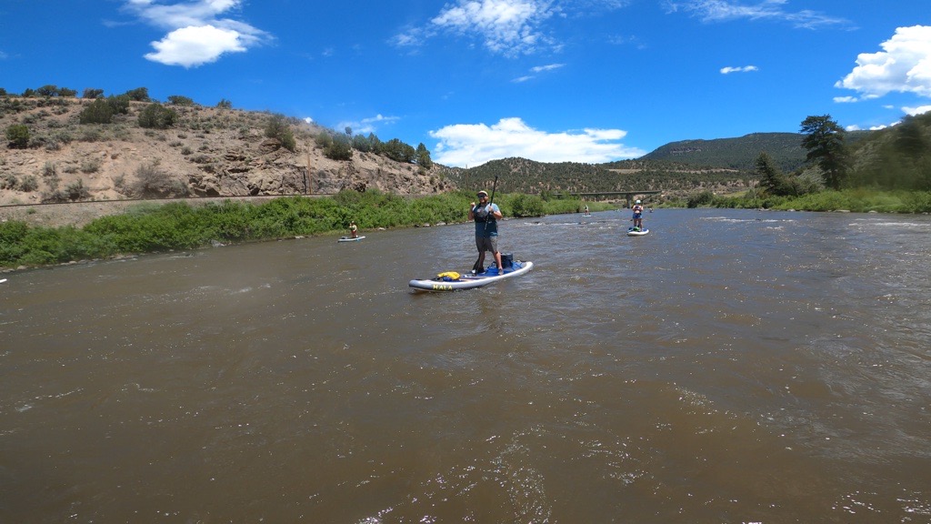 Floating the Upper Colorado River near Breckenridge, CO 