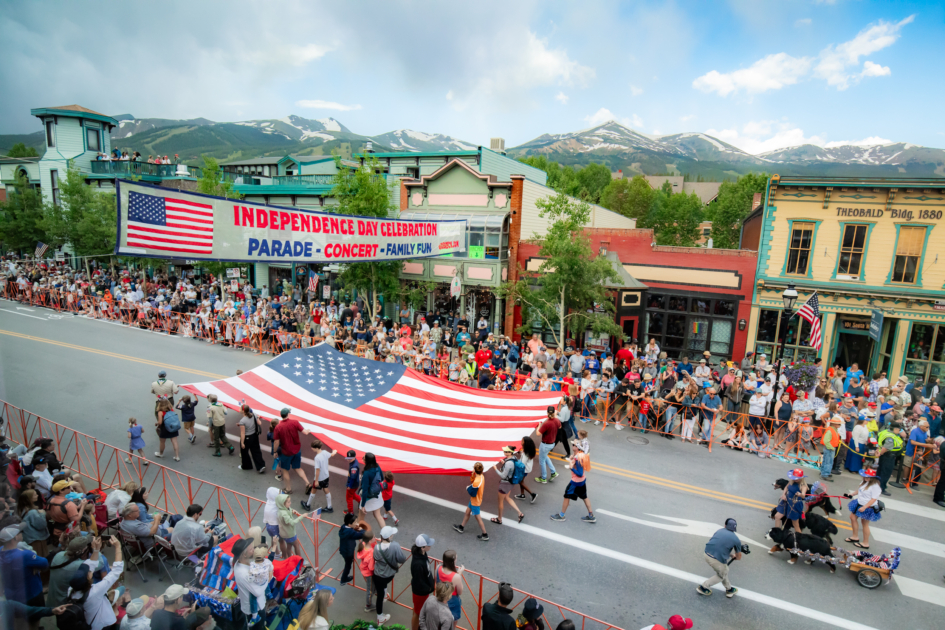 The 4th of July Parade in Breckenridge, CO