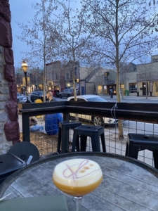 A late night cocktail enjoyed at RMU Breckenridge