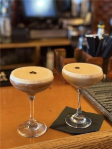 Espresso Martinis served at Cecilia's